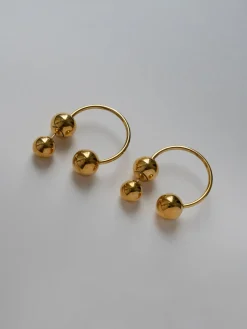 Globule Earrings - Gold