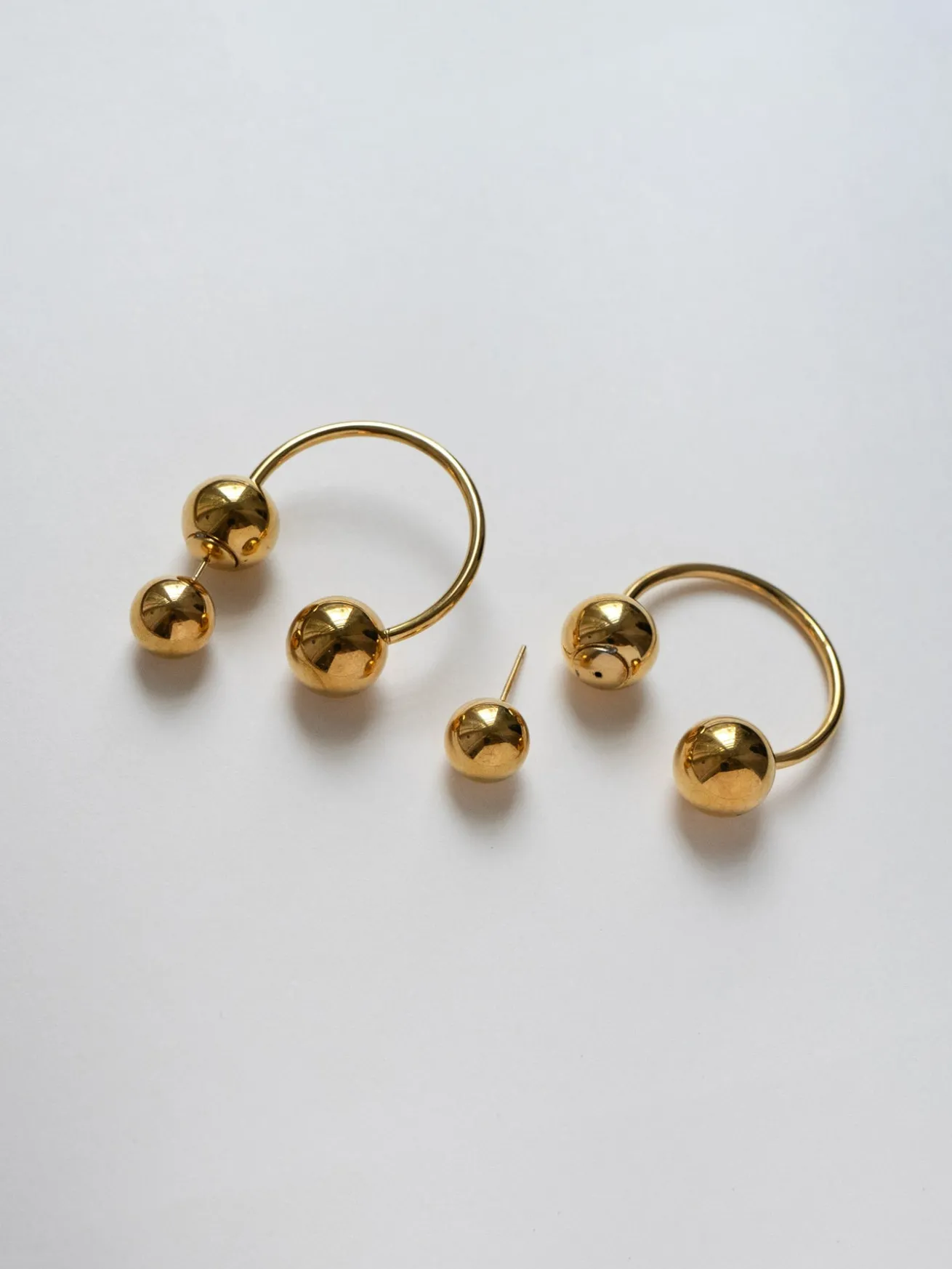 Globule Earrings - Gold