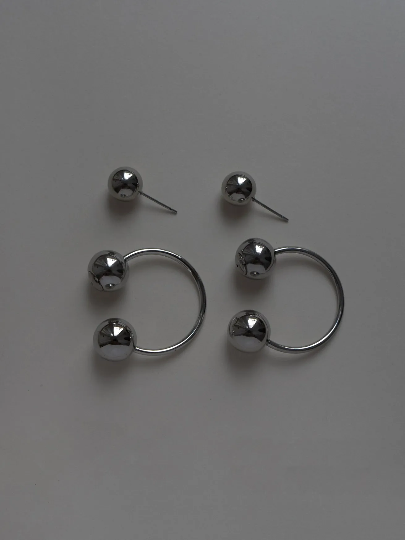 Globule Earrings - Silver