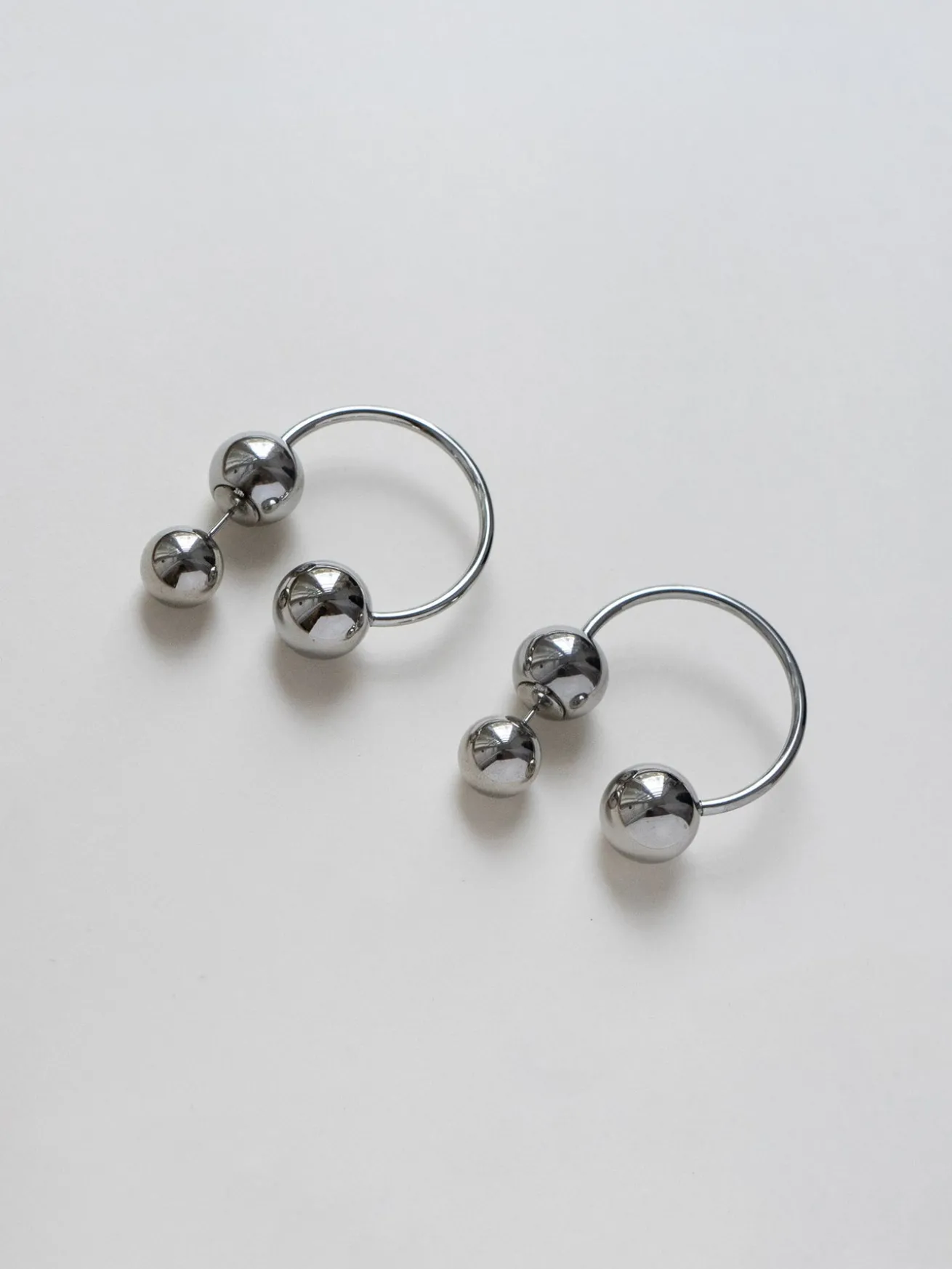 Globule Earrings - Silver