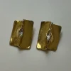 Gold Armour with Crystal Gemstones Clip-Ons (Vintage)