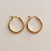 Gold Grecian Hoops