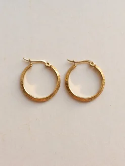 Gold Grecian Hoops