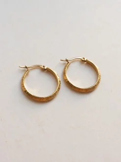 Gold Grecian Hoops