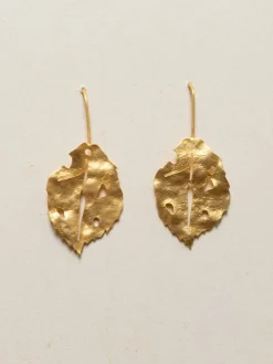 Gold Leaf Earrings