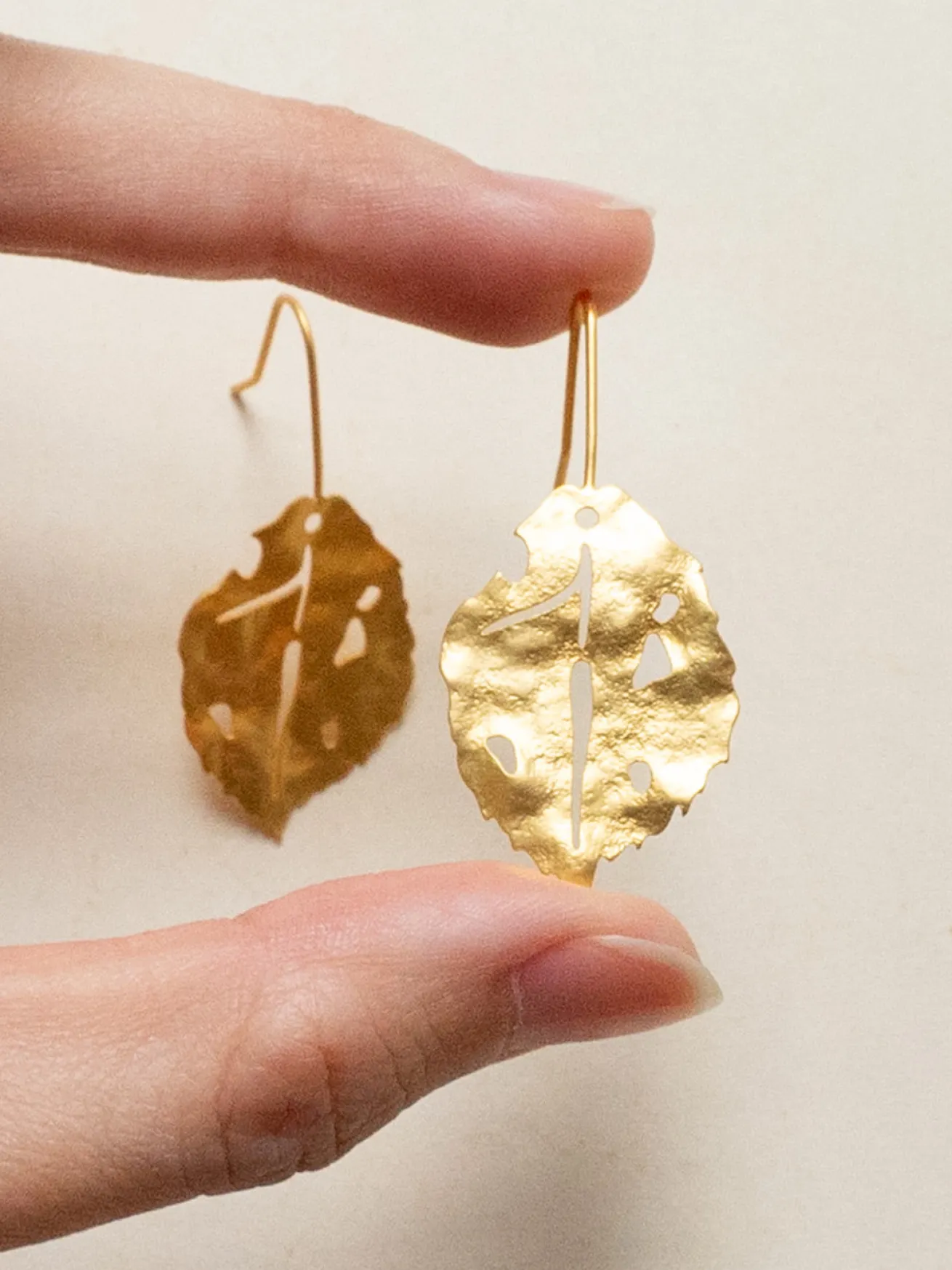 Gold Leaf Earrings
