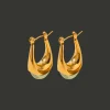 Gold Lucite Hoops - Elixir