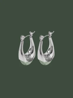 Gold Lucite Hoops - Elixir