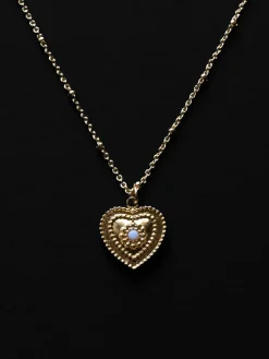 Heart of Stone Necklace - White