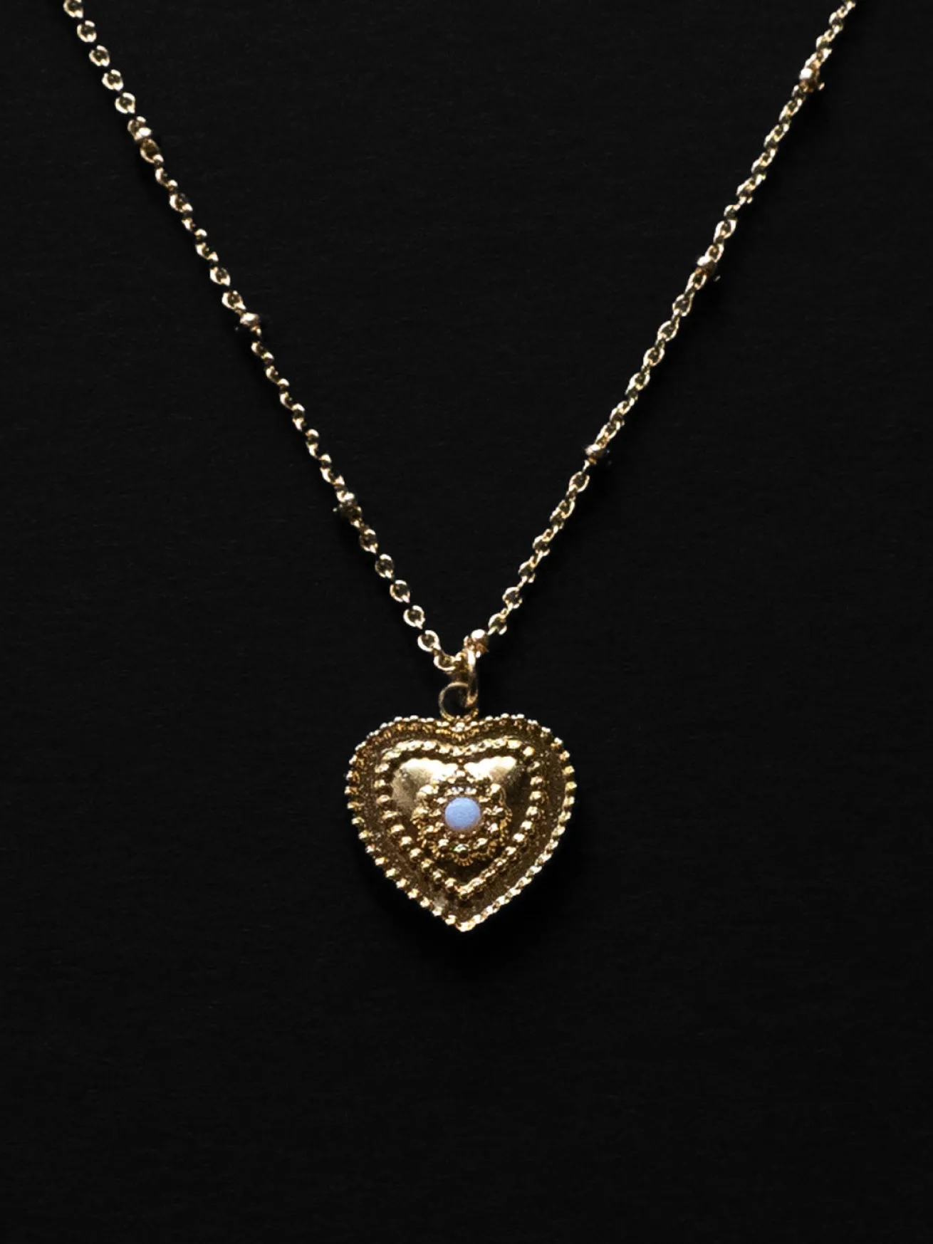 Heart of Stone Necklace - White