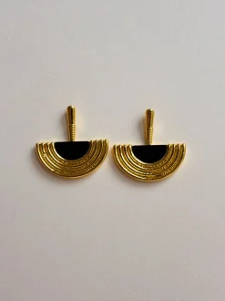 Heirloom Semi-Circle Earrings