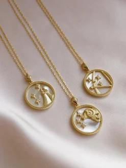 Horoscope Shell Necklace *Gold-plated S925