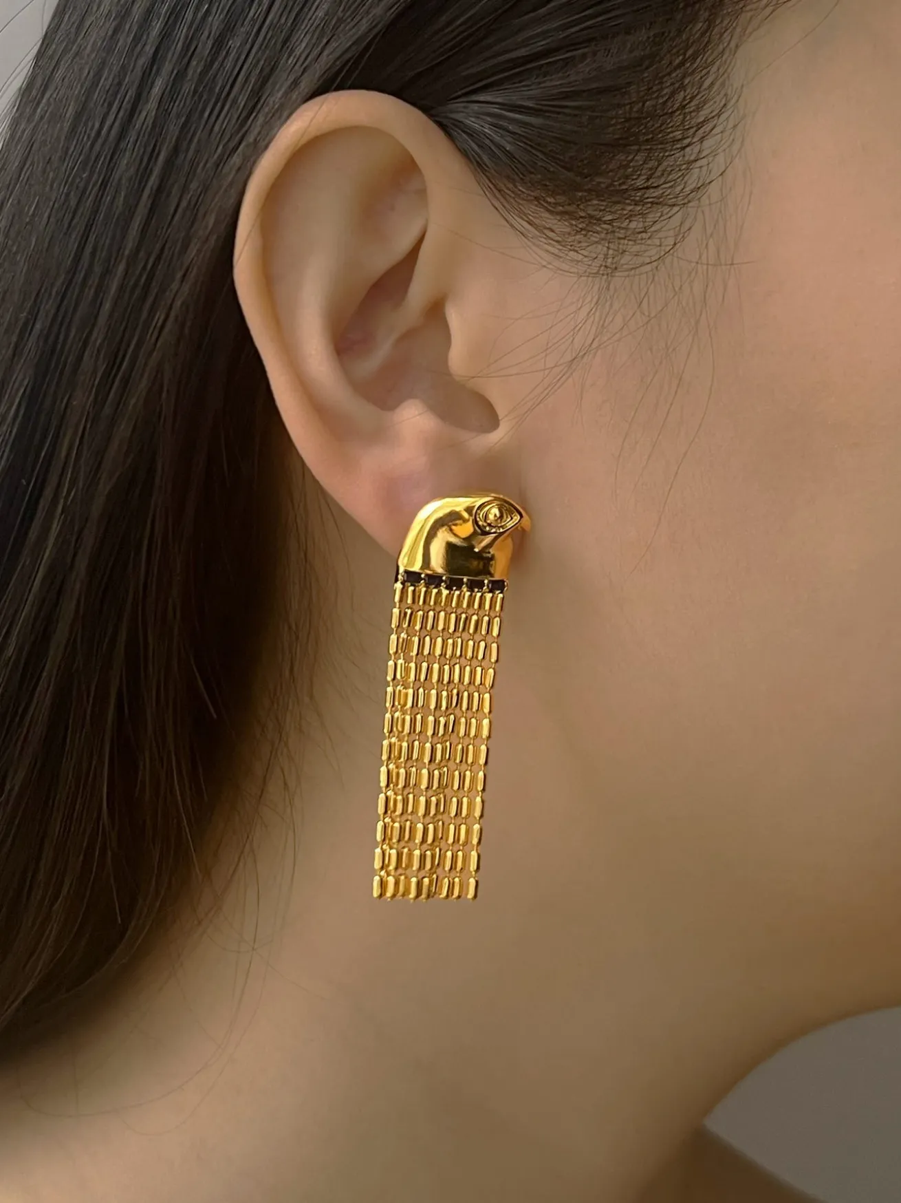 Horus Cascading Earrings
