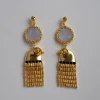 Horus Earrings With Shell Crest