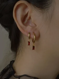 ILLUMINATE Hoops - Garnet Red