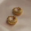 INDIA Hoops - Gold *Gold-plated
