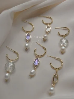 Ingrid Earrings - Lilac *18K Gold-plated
