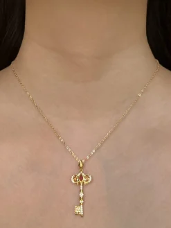 Intricate Key Necklace