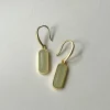 Jade Pendant Earrings