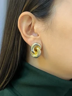 Knotted Clip-Ons (Vintage)