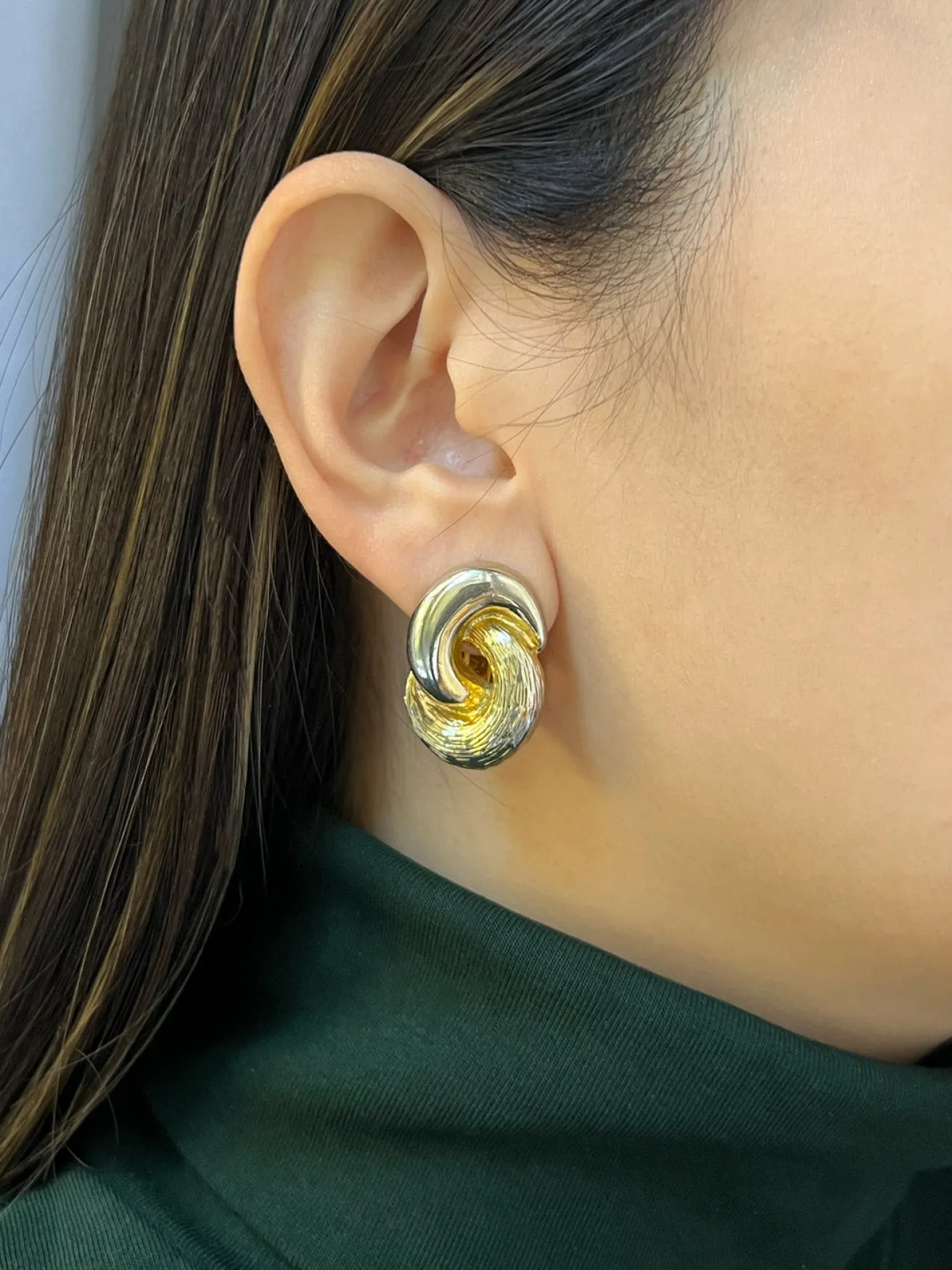 Knotted Clip-Ons (Vintage)