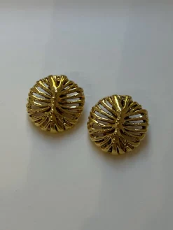 Large Ensnared Gold Clip-Ons (Vintage)