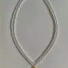 Layered Pearl Pendant Necklace