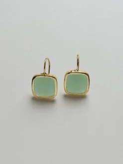 Light Turquoise Pendant Earrings