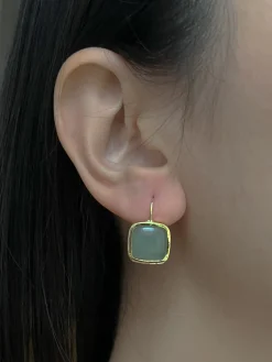 Light Turquoise Pendant Earrings