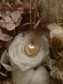 LILITH Heart Pearl Necklace