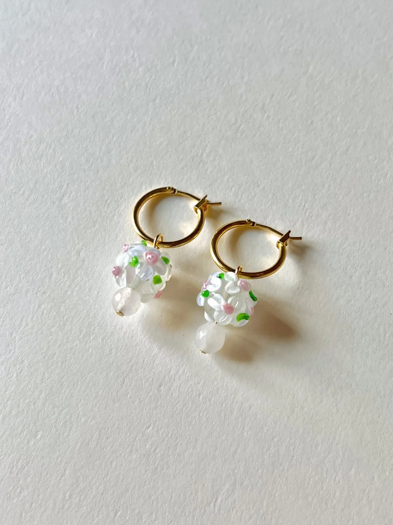 Little Bouquet Hoop Earrings