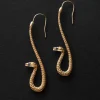 Long Serpent Earrings