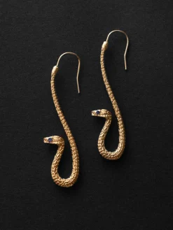 Long Serpent Earrings