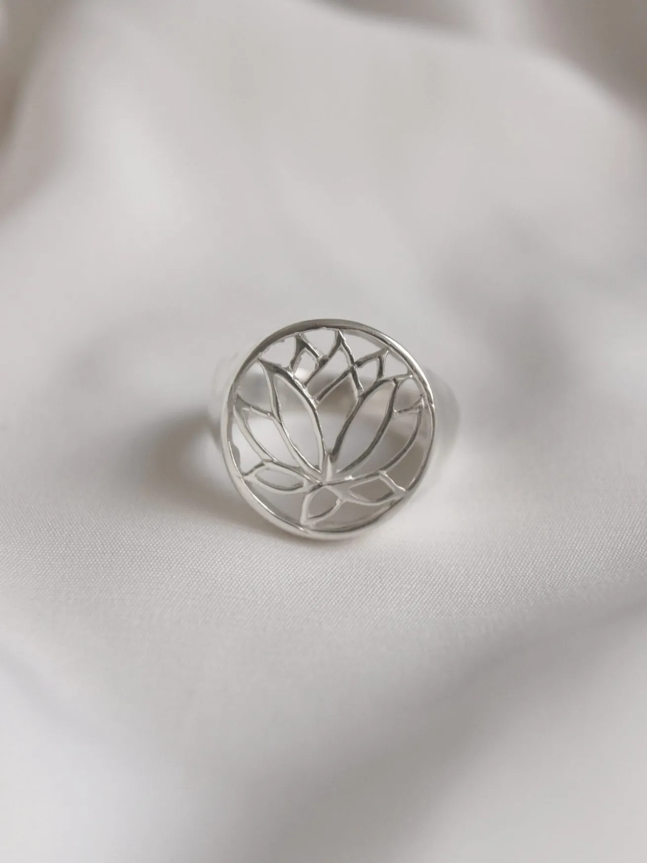 LOTUS Signet Ring - Big // GABI EXCLUSIVE