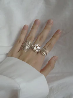 LOTUS Signet Ring - Big // GABI EXCLUSIVE