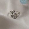 3 LOTUSES Pendant Ring // GABI EXCLUSIVE