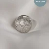 3 LOTUSES Signet Ring // GABI EXCLUSIVE