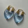 Mirage Glacial Hoops - Dreamy Blue
