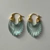 Mirage Glacial Hoops - Turquoise Lake