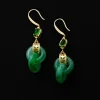 Monarchy Infinity Jade Earrings