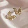 OAHU Butterfly Earrings - Pink *Gold-plated S925 Earposts