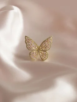 OAHU Ring - Gold/Pink *Gold-plated