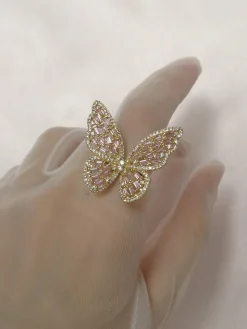 OAHU Ring - Gold/Pink *Gold-plated