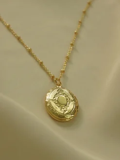 Oval Locket Necklace
