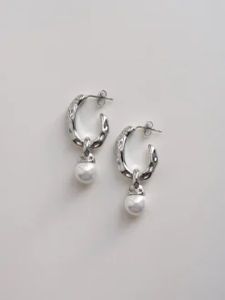 Pearl Drop Earrings - Gold
