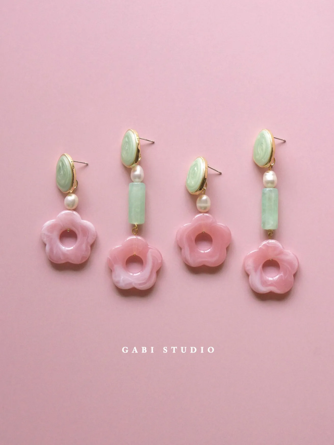Peony Earrings - Long