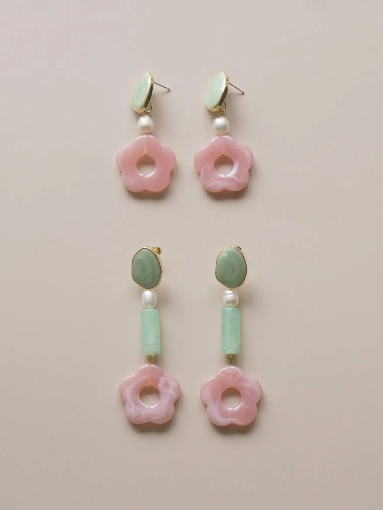 Peony Earrings - Short