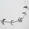 Phases Of The Moon Necklace - Silver