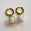 Pink Raspberry Hoops