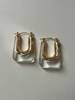 Rectangular Hoops - Clear
